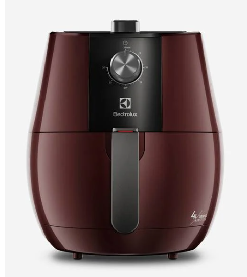 OLLA FREIDORA DE AIRE ELECTROLUX EAF31 4 LITROS 1400 WATTS GRAND EFFICIENT PANEL DE CONTROL MIXTO COLOR ROJO