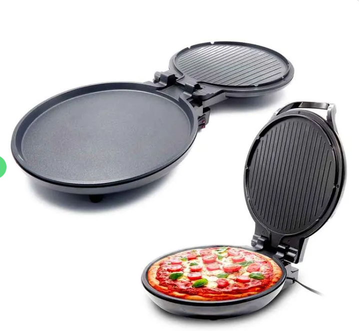 PIZZA MAKER HE-828G | NEGRO HE-828G 27CM1300W NEGRA .+ESPATULA