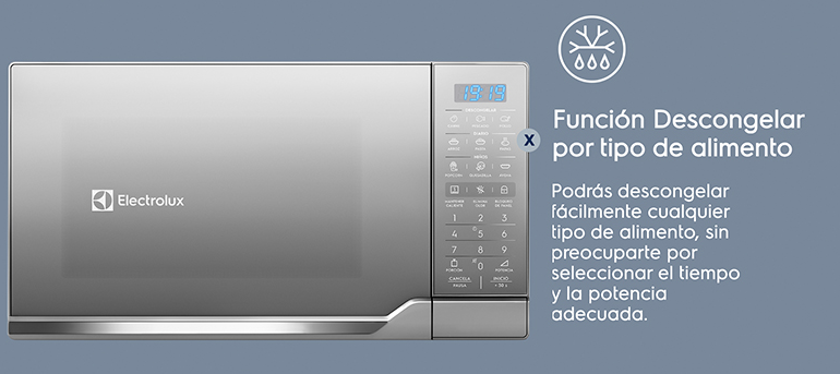 MICROONDAS ELECTROLUX DIGITAL GRIS 30 LITROS EMDO30S3GSEUG