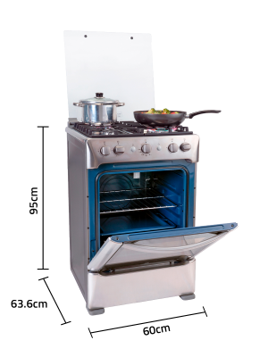 COCINA INDURAMA A GAS GRANADA 4 HORNILLAS