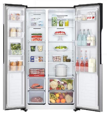 REFRIGERADORA LG SIDE BY SIDE 508 LITROS G551BPP