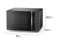 MICROONDAS ELECTROLUX DIGITAL NEGRO 25 LITROS EMDY2550MXB