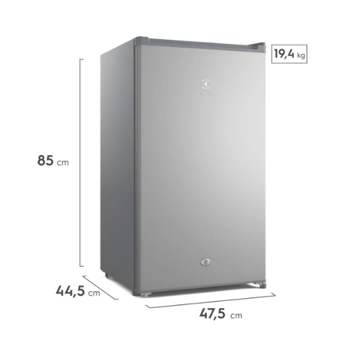 MINI BAR ELECTROLUX 90 LITROS SILVER ERD090G6HWS