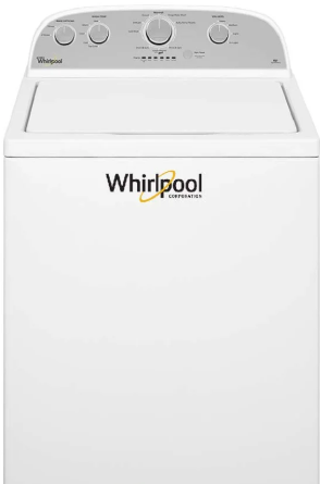 LAVADORA WHIRLPOOL AUTOMATICA PANEL DE PERILLA BLANCA 38 LIBRAS 17KG 7MWTW1700EM