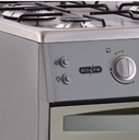 COCINA ECOLINE A GAS 4 HORNILLAS 60CM ALBA PLUS 110908 INOX