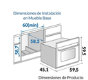 HORNO A GAS CHALLENGER HG2540 52 LITROS