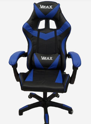 SILLA GAMER AZUL CON INCLUNACION 90-150 GRADOS