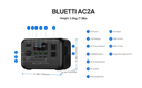 BATERIA PORTABLE BLUETTI AC2A PORTABLE POWER STATION | 300W 204Wh