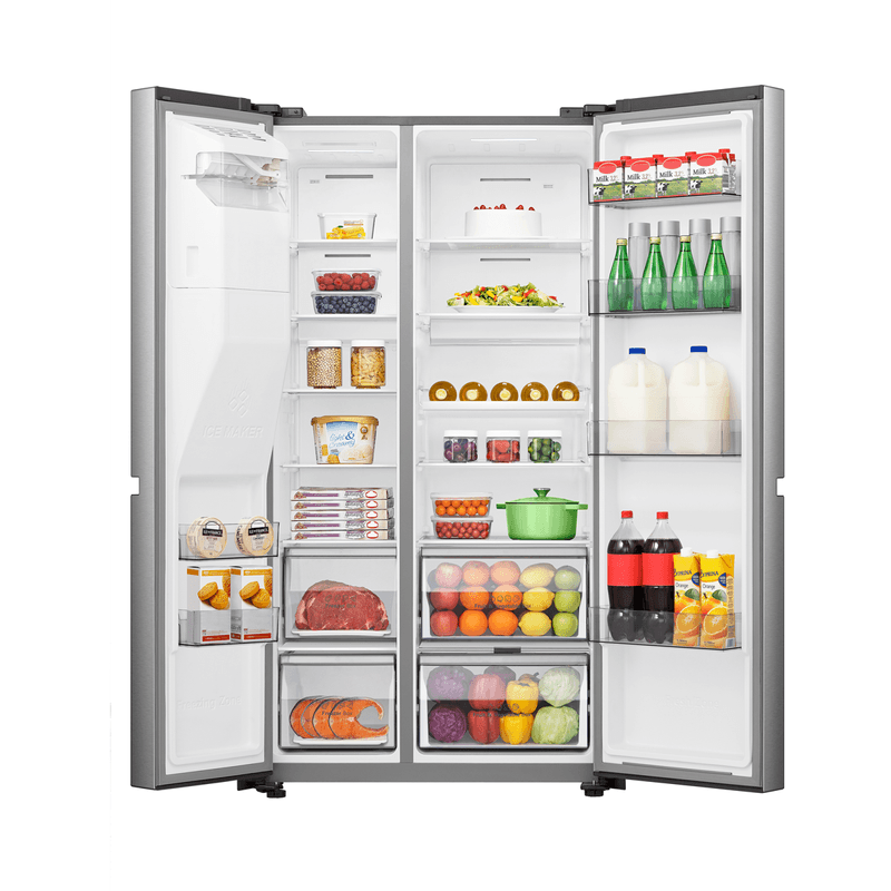 REFRIGERADORA INDURAMA SIDE BY SIDE 669 LITROS CROMA | RI-790 CR