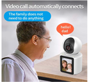CAMARA DE SEGURIDAD CON PANTALLA WIFI HD VISION NOCTURNA