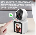 CAMARA DE SEGURIDAD CON PANTALLA WIFI HD VISION NOCTURNA