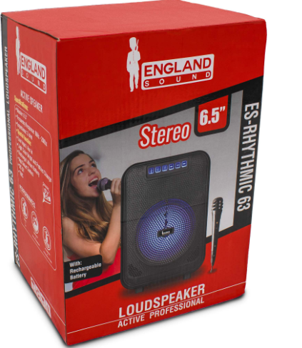 PARLANTE RECARGABLE ENGLAND SOUND 6.5