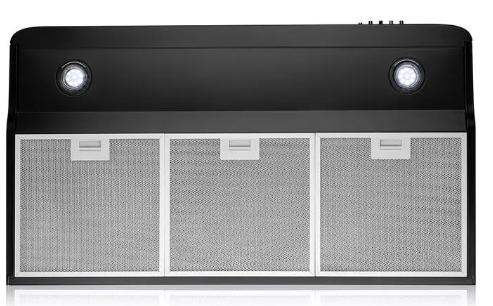 CAMPANA INDURAMA 90CM NEGRA 260W