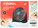 VENTILADOR DE PISO PRIMA 20&quot; YL-2020