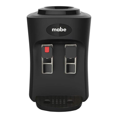 DISPENSADOR DE AGUA DE MESA MABE EMM2PN CON 2 LLAVES FRIA Y CALIENTE COLOR NEGRO
