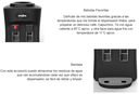 DISPENSADOR DE AGUA DE MESA MABE EMM2PN CON 2 LLAVES FRIA Y CALIENTE COLOR NEGRO