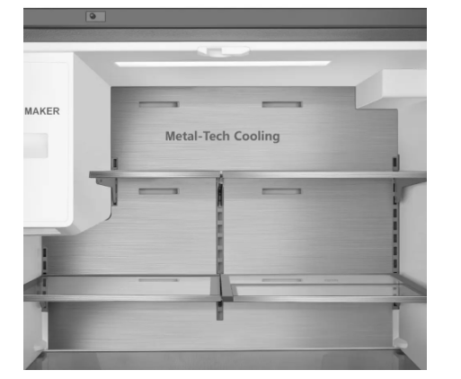 REFRIGERADORA INDURAMA 676 LITROS CROMA FRENCH DOOR  RI-992I