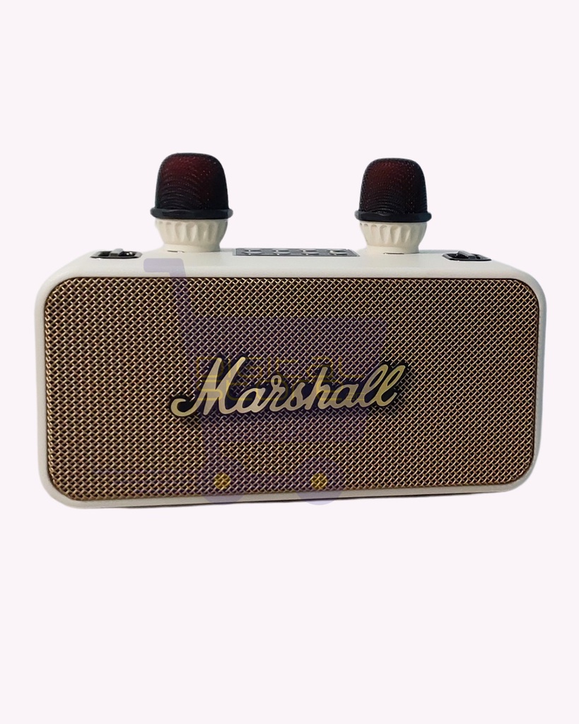 PARLANTE MARSHALL CON DOS MICROFONOS INALAMBRICOS KMS-18