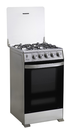 COCINA ECOLINE ERIKA A GAS 4 HORNILLAS + GRILL 60CM  INOX
