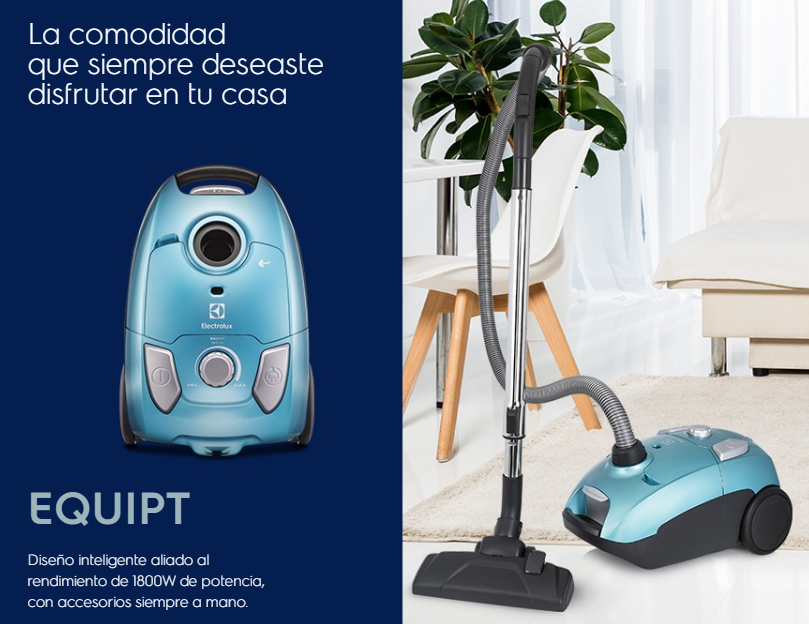 ASPIRADORA ELECTROLUX 1800 WATTS EQP20