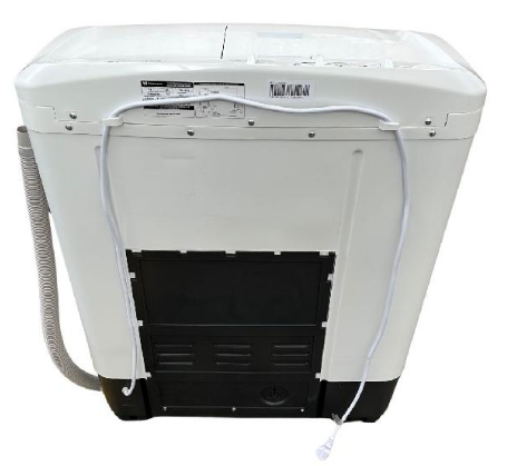 LAVADORA WHITE WESTINGHOUSE BY ELECTROLUX DOBLE POZO 15 LIBRAS 7KG WWTBO7MUWW