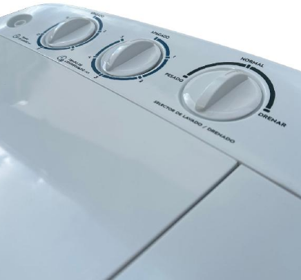 LAVADORA WHITE WESTINGHOUSE BY ELECTROLUX DOBLE POZO 15 LIBRAS 7KG WWTBO7MUWW