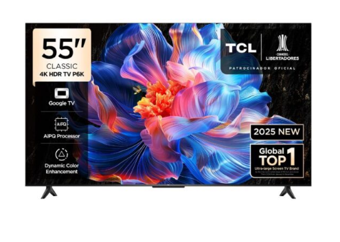 SMART TV TCL 55&quot; SMART 4K GOOGLE TV 55P6K