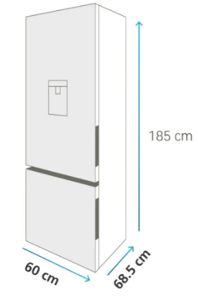 REFRIGERADORA MABE NO BOTTOM FREEZER FROST 360 LITROS RMB432PXBQS0
