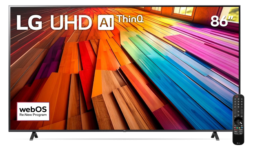 SMART TV LG 86&quot; LED 4K AL THINQ 86UT8050PSB
