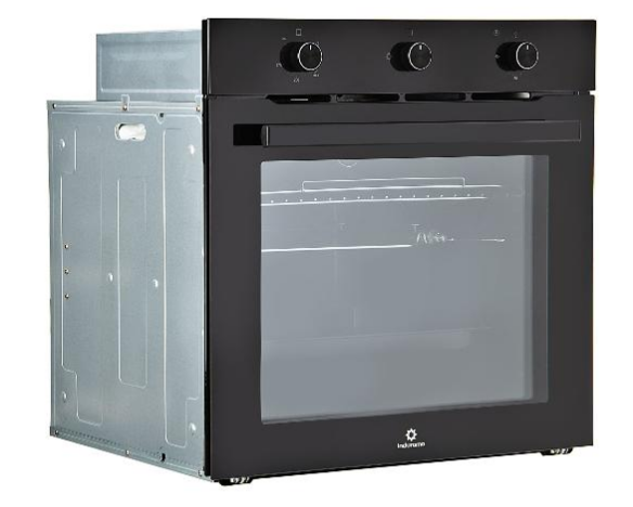 HORNO INDURAMA EMPOTRABLE A GAS 60 CM HEI-75GN
