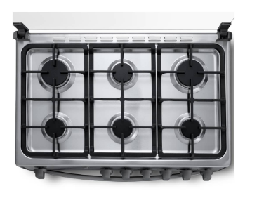 COCINA INDURAMA A GAS MARSELLA 6 HORNILLAS