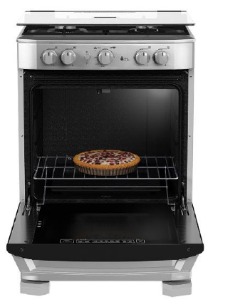 COCINA MABE 4 HORNILLAS A GAS + GRILL EM6060FX3