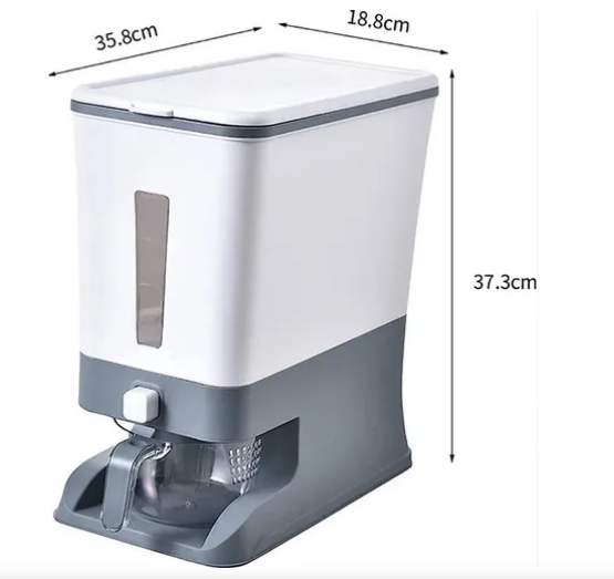 DISPENSADOR PARA ARROZ COLOR VERDE