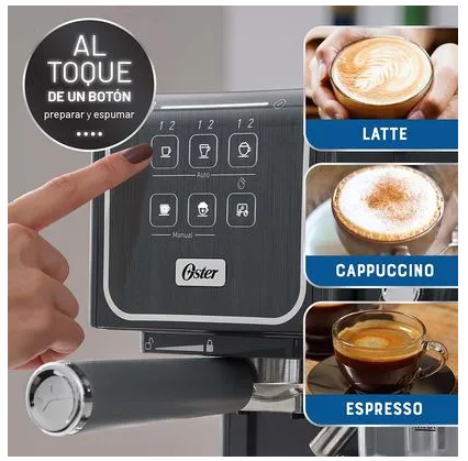 CAFETERA OSTER PRIMA LATTE  BVSTEM6801M-03