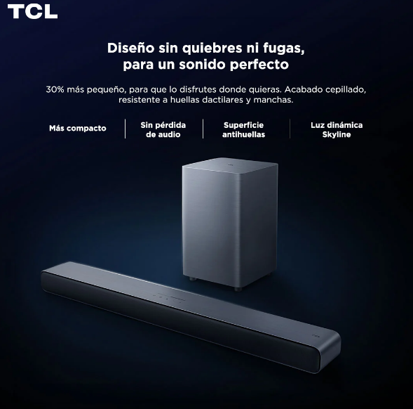BARRA DE SONIDO TCL 220W S55H