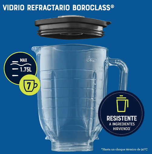LICUADORA OSTER 2 VELOCIDADES + PULSO REVERSIBLE1.500W BLSTPBRGR-013