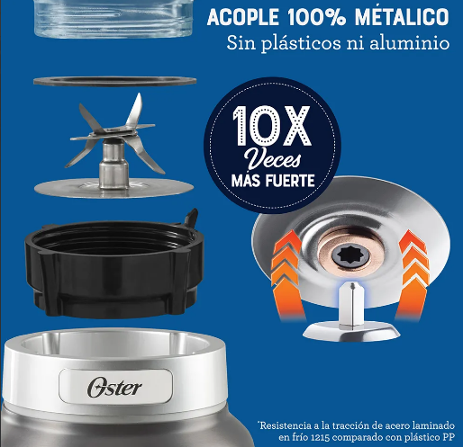 LICUADORA OSTER 2 VELOCIDADES + PULSO REVERSIBLE1.500W BLSTPBRGR-013