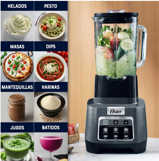 LICUADORA OSTER 2 VELOCIDADES + PULSO REVERSIBLE1.500W BLSTPBRGR-013