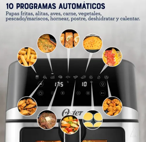 OLLA AIR FRYER OSTER  7.5 LITROS 1.700W CKSTAF75WDSSDF-013
