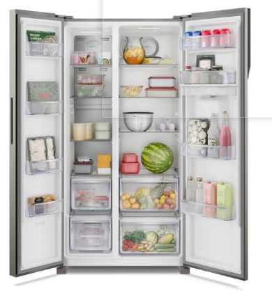 REFRIGERADORA ELECTROLUX SIDE&amp;SIDE 530 LITROS ERSA53V6HDS