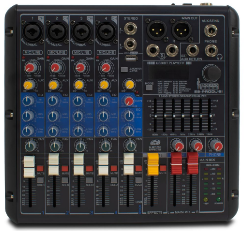 CONSOLA ENGLAND SOUND DE AUDIO DE 6 CANALES PRODJ61