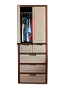 ARMARIO CAJONERO MADEIRA RATAN BEIGE/CAFE 940460G0