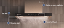 CAMPANA ELECTROLUX PENINSULA INOXIDABLE 60CM CON TIMER CE6TF