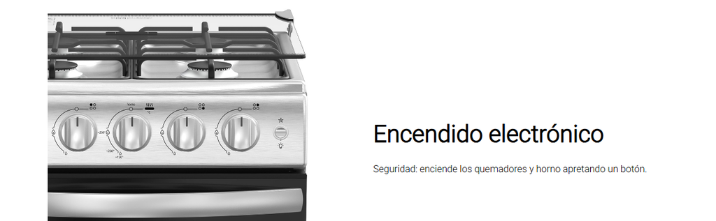 COCINA MABE 4 HORNILLAS EM5120SX2