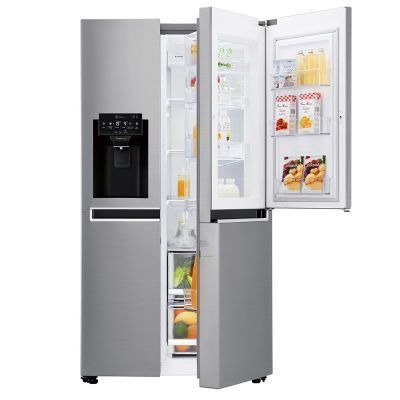 REFRIGERADORA LG SIDE BY SIDE 600 LT / GS65SDP1 / 22 Pies Cúbicos