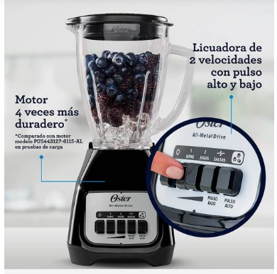 LICUADORA OSTER 2 VELOCIDADES 800W