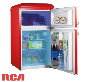 REFRIGERADOR RCA RETRO FROST ROJO 113 LITROS
