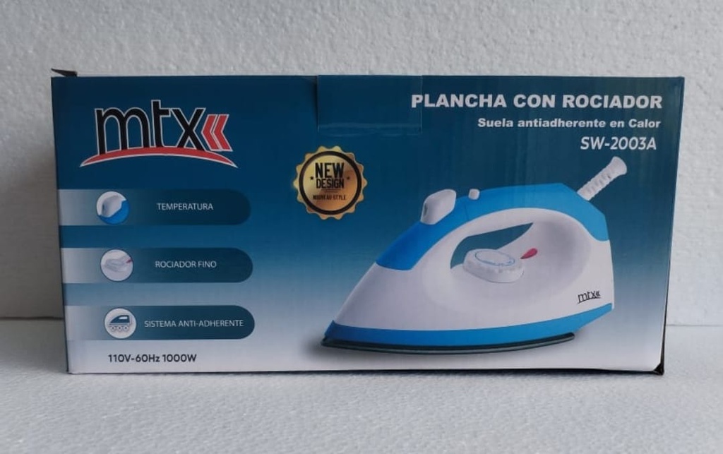 PLANCHA MTX CON ROCIADOR SW2003A.