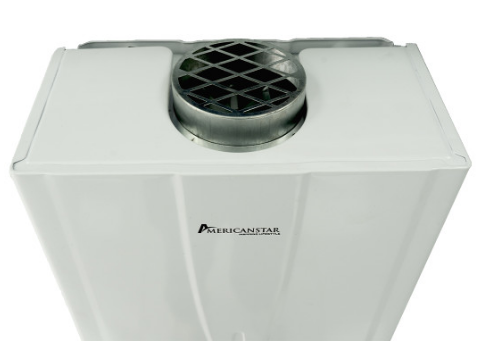 CALEFON DE AGUA AMERICAN STAR 12 LITROS A GAS WH10Y1-AB