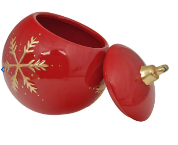 PORTA GALLETA NAVIDEÑA ESFERA